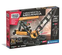Clementoni - Mechanics - Costruisci la tua gru cingolata - con cabina di rotazione a 360° - Crawler Crane - A partire da 8 anni - 55626