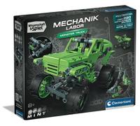 Clementoni Mechanics Monster Truck 59500, mattoncini da costruzione giocattolo per bambini, ragazzi e ragazze dagli 8 anni in su, idea regalo