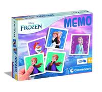 Clementoni - Mémo Disney Frozen Pocket - Gioco educativo con 48 gettoni per abbinare i tuoi personaggi preferiti, giocattolo per bambini 4-6 anni, made in Italy, 18314