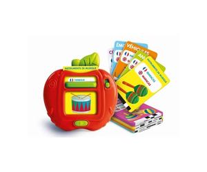 CLEMENTONI - Mes 100 premiers mots Bilingue - Giocattoli educativi - 2 modalità di gioco: Quiz e scoperta - Suoni e filastrocche - Nouvo