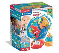 Clementoni - Mi Primer Globo Terráqueo (55482), Mappamondo interattivo junior con continenti e animali, gioco ecologico in spagnolo (lingua italiana non garantita), a partire da 3 anni