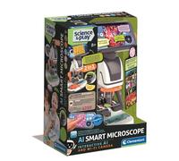 Clementoni Microscopio digitale con WiFi - Microscopio ottico e digitale 2 in 1 con fotocamera, app e diapositive interattive per bambini dagli 8 anni in su