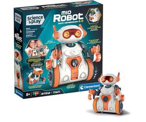 Clementoni - Mio The Robot Next Generation 2.0 - Modalità di gioco multiple e app gratuita - Elettronica di gioco e scienza - Luci Suoni e movimenti - Inglese - 75143