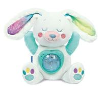 Clementoni | Mon Coniglio Polar - Peluche Musicale con Proiettore Aurora Boreale per Neonati | Suoni lenitivi, melodie, Suoni Bianchi | Lavabile in lavatrice | Idea Regalo