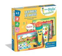 Clementoni Mon Stylo Parlant - Kit Apprendimento Lettere Parole 60 Attività 4-6 Anni