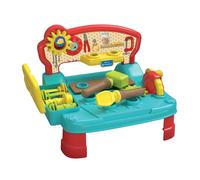 Clementoni - Baby Workbench-Banchetto Lavoro Attrezzi in Legno, Tavolino Bambini