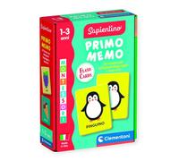 Clementoni Sapientino Baby Montessori - Carte Primo Memo, Gioco di Memoria Educativo Bambini 1-3 Anni, Carte Tattili per Sviluppare Linguaggio e Osservazione, Made in Italy, Lingua Italiana, 16830