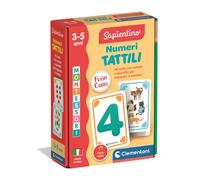 Clementoni Sapientino Montessori - Numeri Tattili, Gioco Educativo Metodo Montessoriano per Bambini 3-5 Anni con Flashcards per Imparare i Numeri e Contare, Made in Italy, Lingua Italiana, 16837