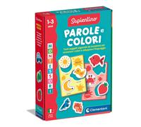 Clementoni Montessori - Parole e Colori, Gioco Educativo Metodo Montessoriano, Bambini 1-3 Anni, Impara Colori Primari e Secondari con attività Interattive, Made in Italy, Lingua Italiana, 16849