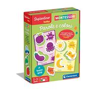 Clementoni Montessori - Parole e Colori, Gioco Educativo Metodo Montessoriano, Bambini 1-3 Anni, Impara Colori Primari e Secondari con attività Interattive, Made in Italy, Lingua Italiana, 16404