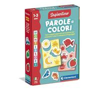 Clementoni Montessori - Parole e Colori, Gioco Educativo Metodo Montessoriano, Bambini 1-3 Anni, Impara Colori Primari e Secondari con attività Interattive, Made in Italy, Lingua Italiana, 16849