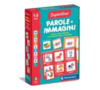 Clementoni Sapientino Montessori - Parole e Immagini, Gioco Educativo Bambini 1-3 Anni, Flashcards per Riconoscere Animali, Cibi e Oggetti, Stimola il Linguaggio, Made in Italy, Lingua Italiana, 16848