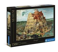 Clementoni - Museum Collection Puzzle 1500 Pezzi per Adulti e Ragazzi, Illustrazione La Torre di Babele di Pieter Bruegel, Idea Regalo, Made in Italy, 84,3 x 59,2 cm, 31691