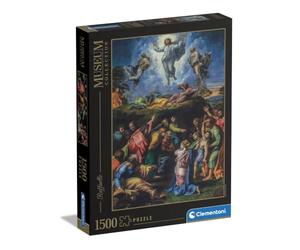 Clementoni - Museum Collection Puzzle 1500 Pezzi per Adulti e Ragazzi, Illustrazione Trasfigurazione di Raffaello Sanzio, Idea Regalo, Made in Italy, 59,2 x 84,3 cm, 31698
