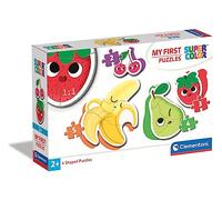Clementoni- My First Puzzle-Frutta e Verdura-2-3-4-5 Pezzi, Multicolore, 20815