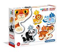 Clementoni My First Puzzle-Wild animals-3-6-9-1, Multicolore, 20810 - NUOVO