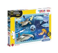 Clementoni - 27141 - National Geographic Kids - Ocean Explorer - 104 Pezzi - Made In Italy - Puzzle Bambini 6 Anni +