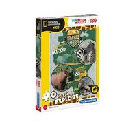 Clementoni National Geographic Kids Wildlife Expedition 180 Pezzi - Puzzle