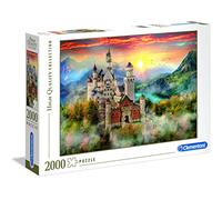 Clementoni, Neuschwastein 2017, 32559 Collezione Puzzle - Neuschwanstein 2000 Pezzi, Multicolore