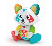 Clementoni Oliver, il procione giocatore interattivo ed educativo per bambini-Divertenti attività-3 modalità di gioco: emozioni, storie e pasti-Made in China-Da 2 anni, Colore Multicolroe, 52841