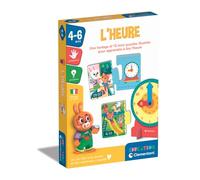 Clementoni Ora | Contiene 1 Orologio, 13 Mini Puzzle e 1 Guida. | 4 Anni | 52792, Multicolore