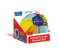 Clementoni Palla Musicale Morbida Animali per Gattonare Neonato