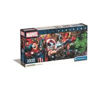 CLEMENTONI - Panorama compatto 1000 pezzi - Marvel, The Avengers - Nouvo