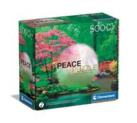 Clementoni - Peace Puzzle Raindrops Lullaby, Puzzle 500 Pezzi per Adulti e Ragazzi, Esperienza Mindfulness Rilassante, Idea Regalo, Made in Italy, 49x36 cm, 35528