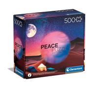 Clementoni- Peace Starry Night Dream-500 Pezzi-Puzzle, Orizzontale, Divertimento per Adulti, Made in Italy, Multicolore, 35527
