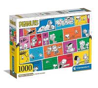 Clementoni Compact Peanuts Puzzle 1000 pezzi Puzzle classico e di alta qualità