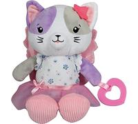 Baby Clementoni for you - 17420 - Katy the Kitty, peluche neonato - gioco prima infanzia - giocattolo neonato prime attività - pupazzo neonato 100% lavabile in lavatrice