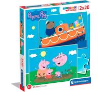 Clementoni 2 Puzzle Da 20 Pezzi Peppa Pig Clm24797