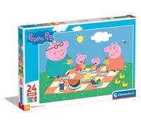 Clementoni Peppa Pig Supercolor Puzzle, No Color, 24 Pezzi, 24028