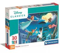 Clementoni Peter Pan Disney Supercolor Puzzle 30 Pezzi Da 3J. Puzzle Bambino
