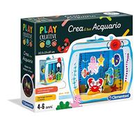 Clementoni Play Creative Crea Il Tuo Acquario Gioco, Multicolore, 15259