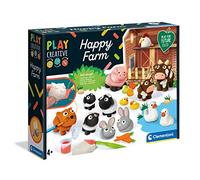 Clementoni Play Creative La Fattoria degli Animali Play for Future 100% Cartone Riciclato Made in Italy, 4 Anni+, Cranberry, 18601