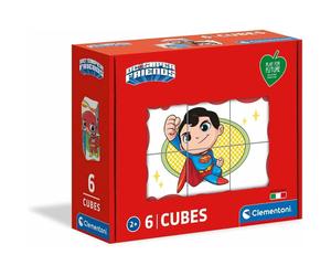 clementoni Play For Future Superfriends cubi immagine, 6 cubi 1 St
