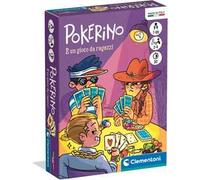 Clementoni - Pokerino, Mazzo di Carte Poker per Bambini 7+ Anni, 2-4 Giocatori, con Fiches, Idea Regalo, Made in Italy, Lingua Italiana, 16659