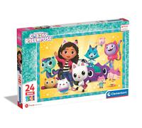 Clementoni - Puzzle Casa delle bambole Gabi 24 maxi - 1-39 Pezzi