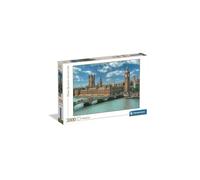 Clementoni Puzzle 3000 Pezzi, Londra Big Ben e Palazzo di Westminster, Alta Qualità