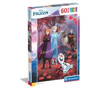 Clementoni - 26474 - Supercolor Puzzle - Disney Frozen - 60 Pezzi - Puzzle Bambini 4 Anni, Puzzle Cartoni Animati - Made In Italy