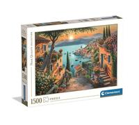 Clementoni - Puzzel voor volwassenen, 1500 stukjes, HQC Steps to The Harbor, gem