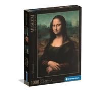 Clementoni - puzzle 1000 hqc museum - mona lisa - 37085