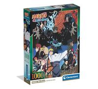 Clementoni - Puzzle 1000 Pezzi Anime per Adulti e Ragazzi, Illustrazione Naruto con Poster Incluso, dalla Serie Anime e Manga, Idea Regalo Uomo e Donna, Made in Italy, 50x70 cm, 37052