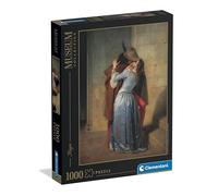 Clementoni - Puzzle 1000 Pezzi Arte per Adulti e Ragazzi, Museum Collection, Tema Bacio di Hayez, Idea Regalo Uomo e Donna, Made in Italy, 70x50 cm, 39994