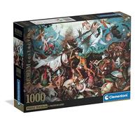 Clementoni - Puzzle 1000 Pezzi Arte per Adulti e Ragazzi, Museum Collection, Tema Caduta degli Angeli Ribelli di Bruegel, Compact Box, Poster Incluso, Idea Regalo Made in Italy, 70x50 cm, 39972