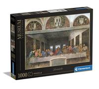 Clementoni - Puzzle 1000 Pezzi Arte per Adulti e Ragazzi, Museum Collection, Tema Cenacolo di Leonardo da Vinci, Idea Regalo Uomo e Donna, Made in Italy, 70x50 cm, 31447