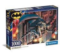 Clementoni - Puzzle 1000 Pezzi Batman, Per Adulti e Ragazzi, Idea Regalo, Compact Box, Made in Italy, 70x50 cm, Poster Incluso, 39851
