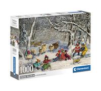 Clementoni - Puzzle 1000 pezzi - Collezione Pauline Paquin - I nostri amici la pecora - Poster incluso - Dimensioni finitura 70 x 50 cm - Scatola compatta - dai 14 anni ad adulto - 83013