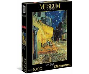 Clementoni Puzzle 1000 Pezzi "Il Caffè, La Sera" Vincent Van Gogh 31470 Museo